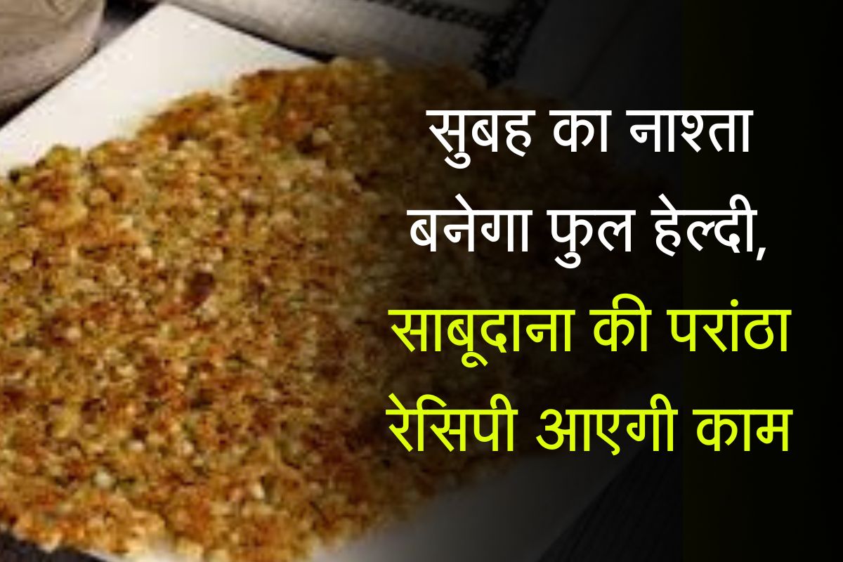 Sabudana Prantha Recipe